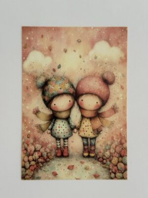 14.5cm x 10cm Post Card - Girlfriends