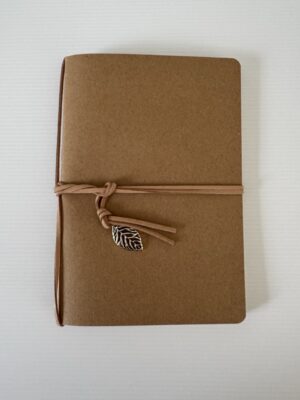 13cm x 18.5cm - A5 Blank Natural Kraft Creative Journal – 80 Blank Pages