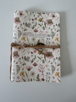 13cm x 18.5cm - A5 Blank Blush Wildflower Meadow Journal – 80 Blank Pages