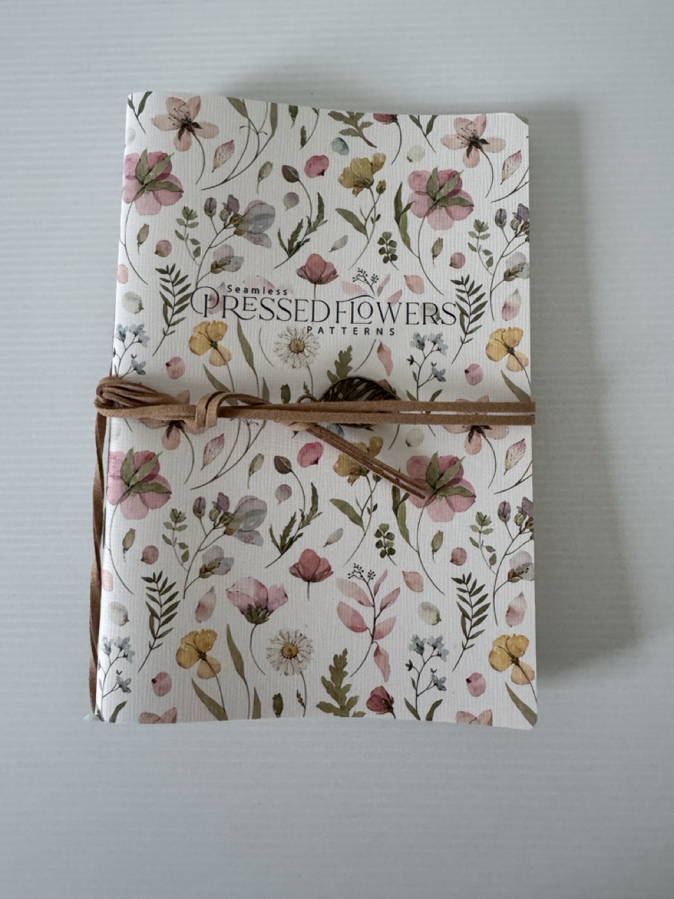 13cm x 18.5cm - A5 Blank Blush Wildflower Meadow Journal – 80 Blank Pages
