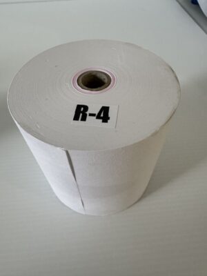 7.6cm x 7.6cm - Vintage Bond Paper Register Roll 50m