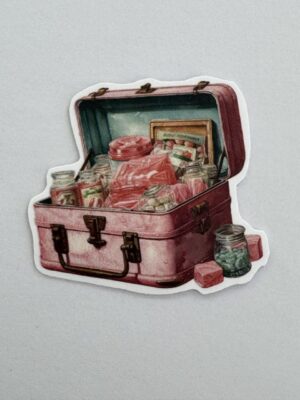 4.5cm x 4cm - Vintage Food & Pantry Stickers