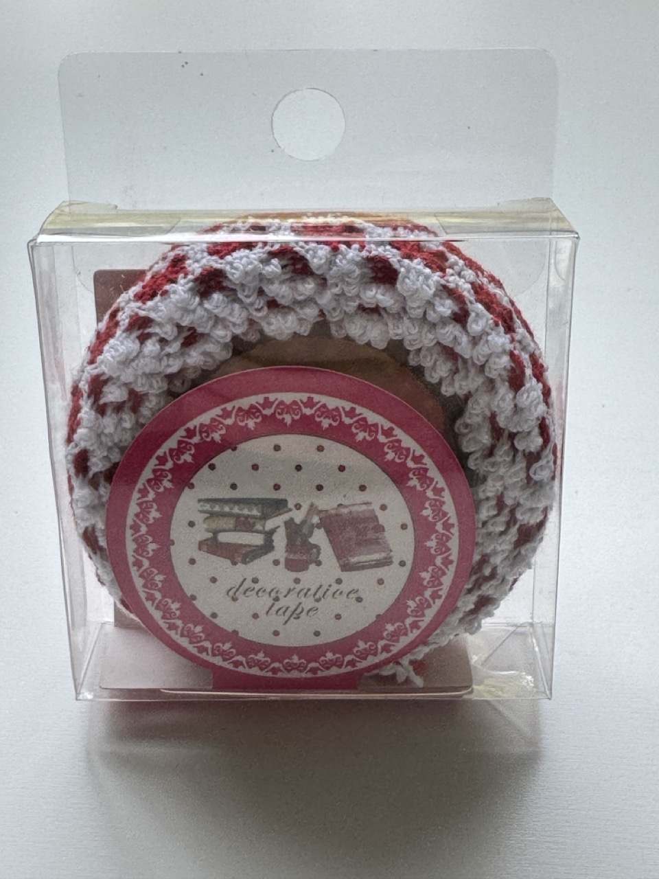 2cm x 180cm - Self-Adhesive Crochet Lace Trim – Red - Image 4