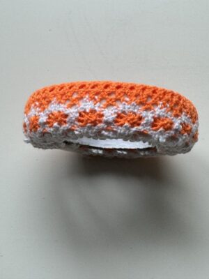 2cm x 180cm - Self-Adhesive Crochet Lace Trim – Orange