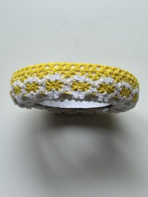2cm x 180cm - Self-Adhesive Crochet Lace Trim – Yellow