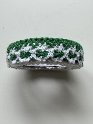 2cm x 180cm - Self-Adhesive Crochet Lace Trim – Green