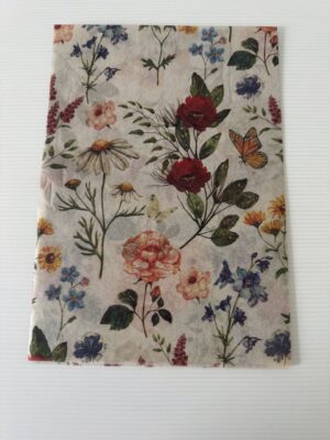 50cm x 35cm - Wildflower Garden Tissue Paper
