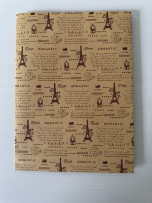76cm x 52cm - Paris Romance Vintage Kraft Paper