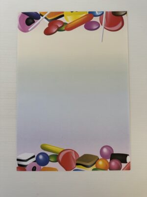 A4 - Sweet Treats Border Craft Paper