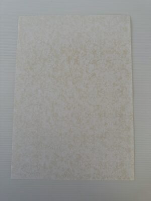 A4 - Antique Ivory Mottled Double-Sided Craft Paper