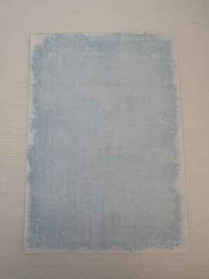 A4 - Distressed Sky Blue Background Craft Paper