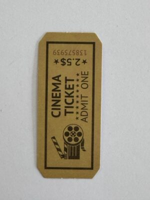 6.5cm x 2.5cm - Cinema Coupon Sticker