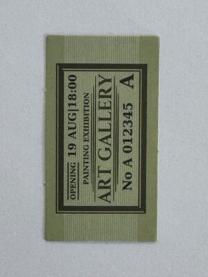 5.5cm x 3cm - Art Gallery Coupon Sticker
