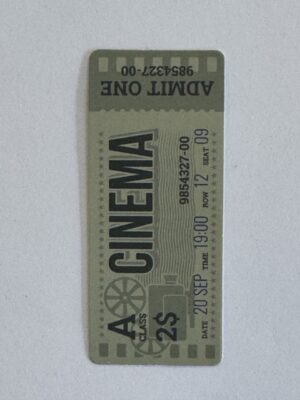 7cm x 3cm - Cinema Coupon Sticker