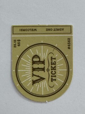 4cm x 3cm - VIP Coupon Sticker