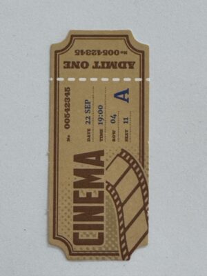 7cm x 3cm - Cinema Coupon Sticker