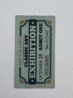 5.5cm x 3cm - Exhibition Coupon Sticker