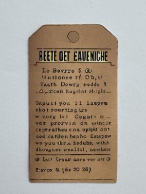 7cm x 3.75cm - Tag Sticker