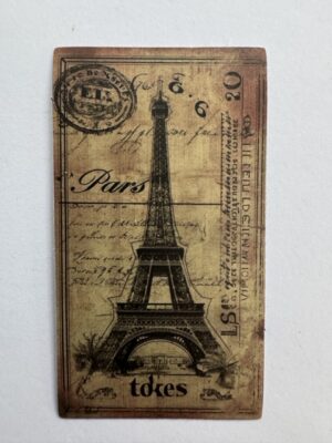 7cm x 3.75cm - Paris Sticker
