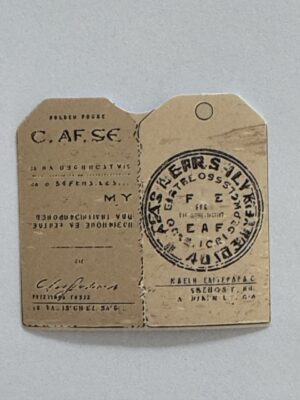 5cm x 4.5cm - Two Tag Ticket Sticker