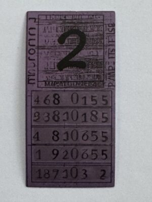 5.5cm x 4cm - 2 Ticket Sticker