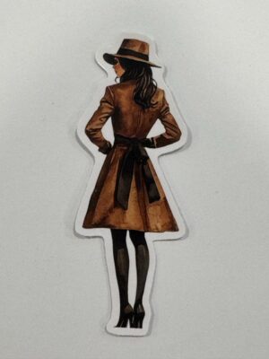 9cm x 3cm - Fashion Illustration Decorative Stickers