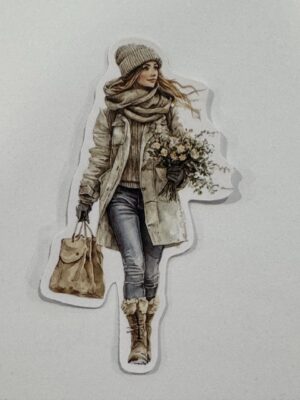 9cm x 5cm - Fashion Illustration Decorative Stickers
