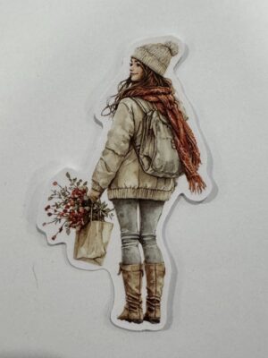 9cm x 5.5cm - Fashion Illustration Decorative Stickers