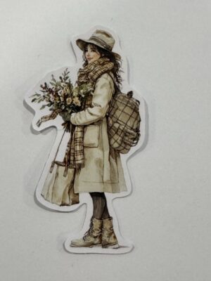 9cm x 5cm - Fashion Illustration Decorative Stickers