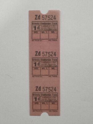 11cm x 3.25cm - 57524 Vintage Ticket Vellum Stickers