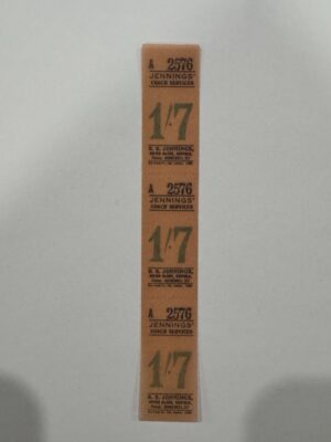 13.5cm x 2cm - 2576 Vintage Ticket Vellum Stickers