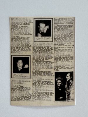 5.5cm x 4cm - Vintage Newspaper Collage Stickers