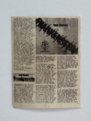 5.5cm x 4cm - Vintage Newspaper Collage Stickers