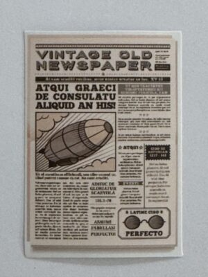 5.5cm x 4cm - Vintage Newspaper Collage Stickers