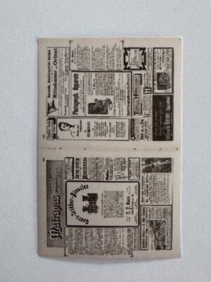 6cm x 4cm - Vintage Newspaper Collage Stickers