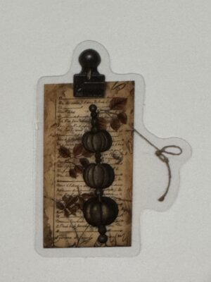 5cm x 3.5cm - Vintage-Inspired Transparent PET Stickers - Note Pad