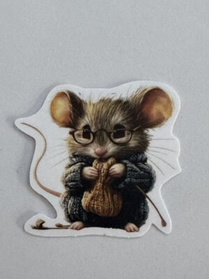 4.5cm x 4cm - Whimsical Storybook Mouse Stickers