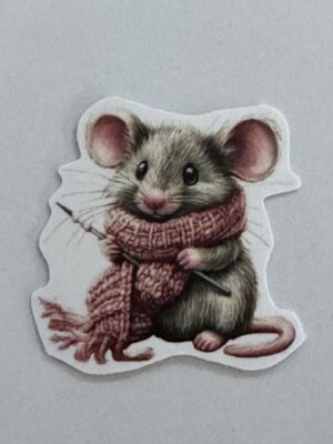 4.5cm x 4cm - Whimsical Storybook Mouse Stickers