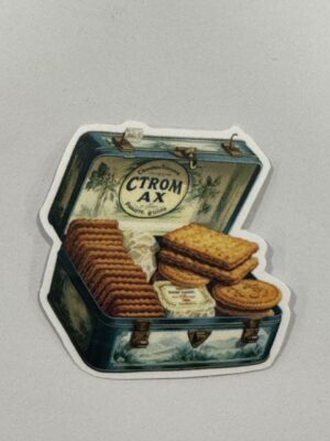 4.5cm x 4.5cm - Vintage Food & Pantry Stickers