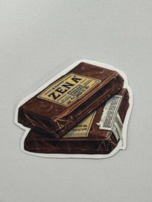 4.5cm x 3.5cm - Vintage Food & Pantry Stickers