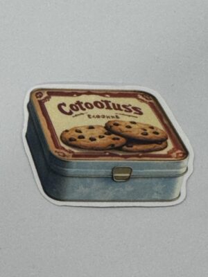 4.5cm x 4.5cm - Vintage Food & Pantry Stickers