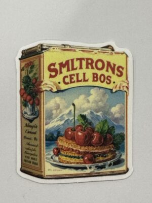 4.5cm x 3.5cm - Vintage Food & Pantry Stickers