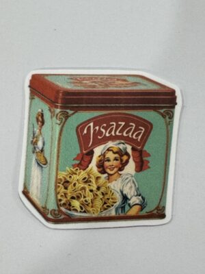 4.5cm x 4.5cm - Vintage Food & Pantry Stickers
