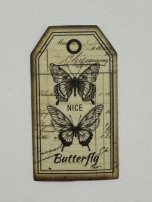 5.5cm x 3cm - Vintage Botanical Ephemera Sticker