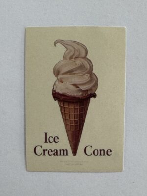 5cm x 3.5cm - Retro Food Advertisement Stickers - Ice Cream