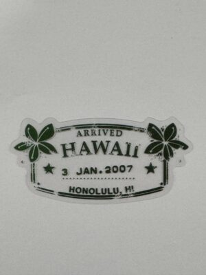 6cm x 3cm - Vintage Passport Stamp Stickers | Travel, Postmark