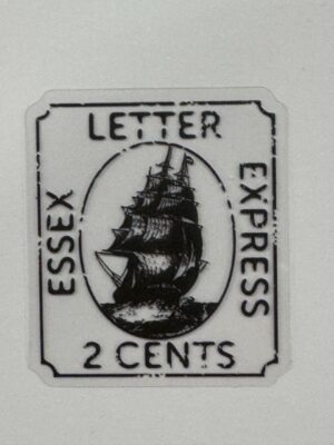 4.5cm x 4cm - Vintage Passport Stamp Stickers | Travel, Postmark
