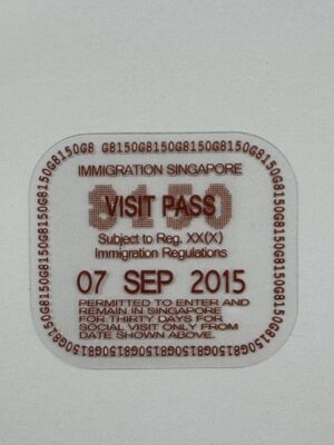 5cm x 4cm - Vintage Passport Stamp Stickers | Travel, Postmark