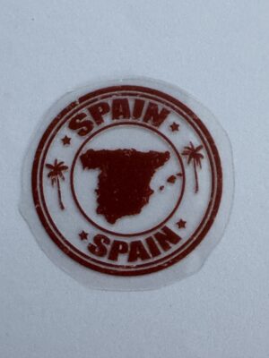 4cm x 4cm - Vintage Passport Stamp Stickers | Travel, Postmark