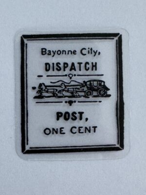 4cm x 3.5cm - Vintage Passport Stamp Stickers | Travel, Postmark